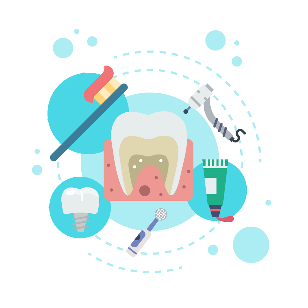 Tooth treatment and dental prevention